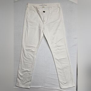Banana Republic 28 Bright White Jeans Skinny Style 5 Pocket Zipper Fly